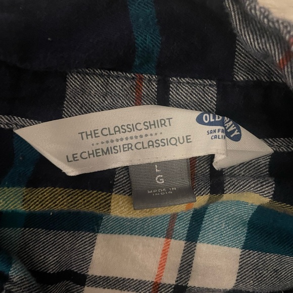 Old Navy Plaid Button Up | L - Picture 3 of 4